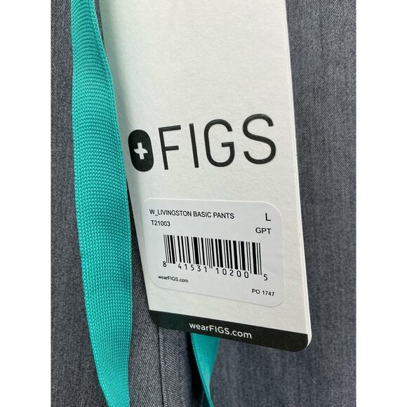 Figs Technical Pants Womens Large Gray T21004P Stretch Scrub Medical - Picture 6 of 12